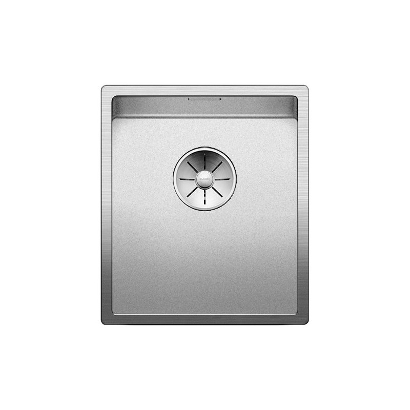 1523384 Fregadero de un solo seno de acero inoxidable Blanco CLARON 340-U 1523384 Durinox, 38x44 cm - Bajo encimera