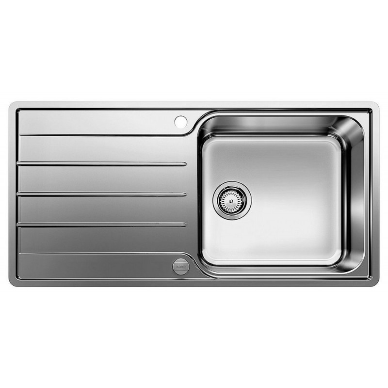 1523035 PRONTA CONSEGNA - Blanco | Lavello una vasca con gocciolatoio LEMIS XL 6 S-IF 1523035 in acciaio inox da 100x50 cm - Sopratop/Filotop - PROMOZIONE ATTIVA FINO AL 10/09