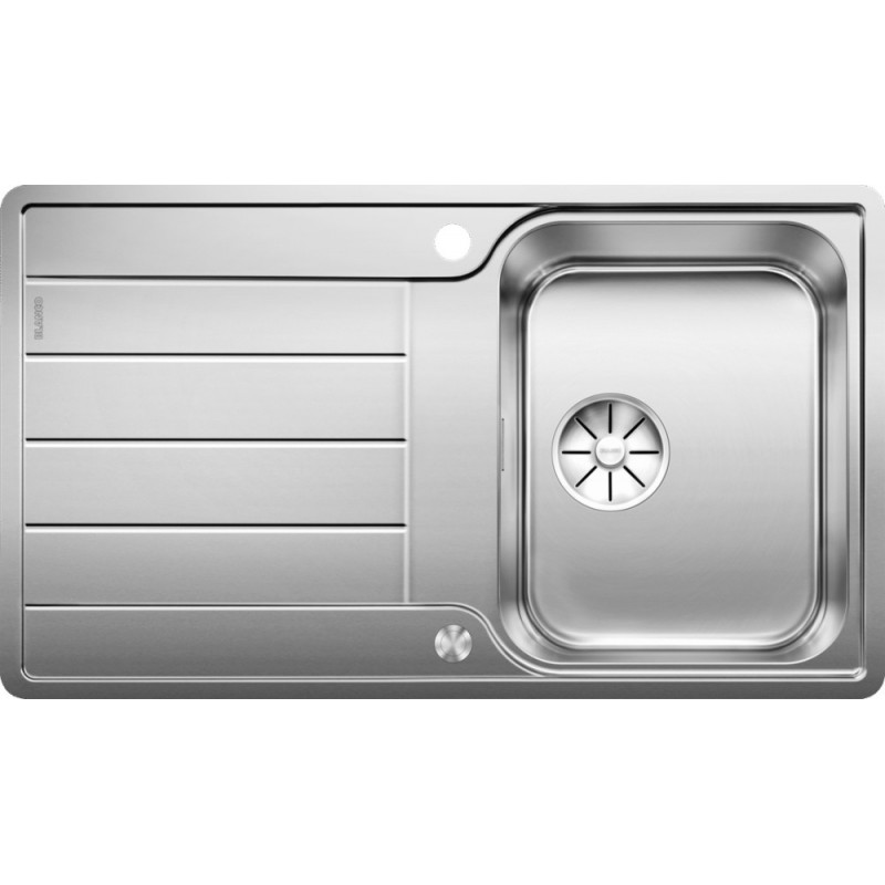 1525330 PRONTA CONSEGNA - Blanco | Lavello una vasca con gocciolatoio CLASSIMO 45 S-IF 1525330 in acciaio inox da 86x50 cm - Sopratop/Filotop - PROMOZIONE ATTIVA FINO AL 10/09