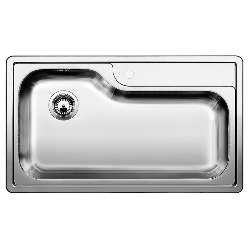1614029 Évier Blanco PLENTA 1614029 à une cuve en acier inoxydable, 86 x 50 cm - À poser