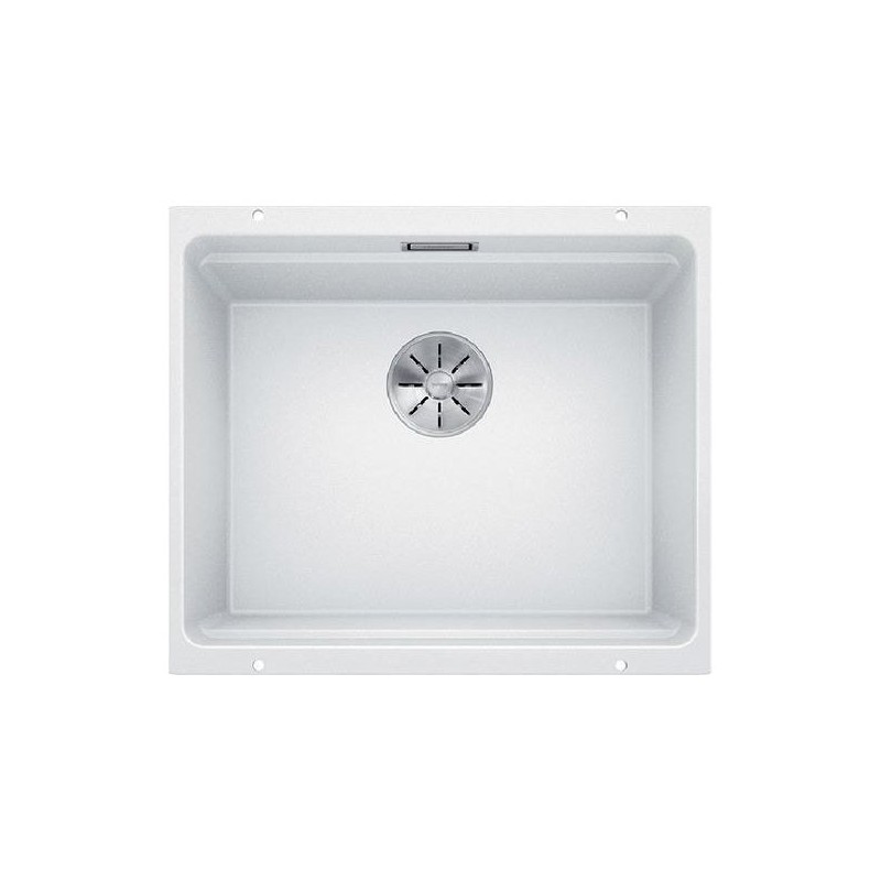 1522231 Blanco | ETAGON 500-U 1522231 Évier à une cuve, finition blanche, 53 x 46 cm - À encastrer