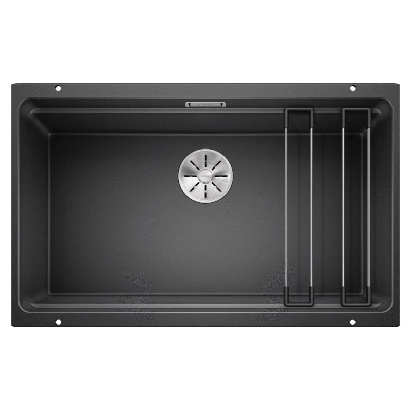 1525167 Blanco | Évier ETAGON 700-U 1525167 à une cuve, finition anthracite, 73 x 46 cm - À encastrer sous plan