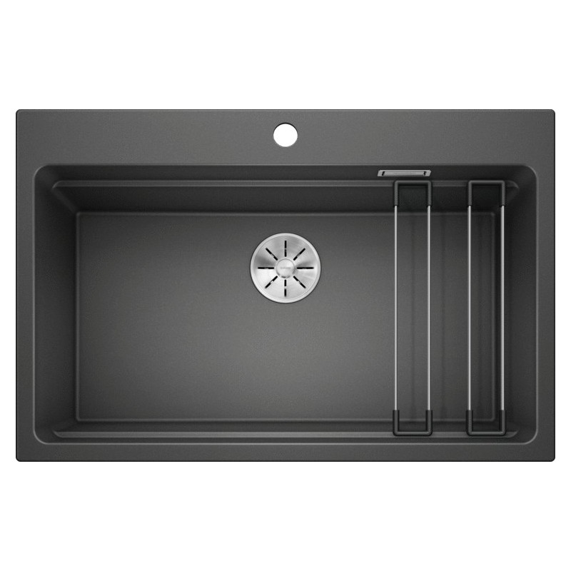 1525187 Blanco | ETAGON 8 1525187 Évier à une cuve, finition anthracite, 78 x 51 cm - À poser