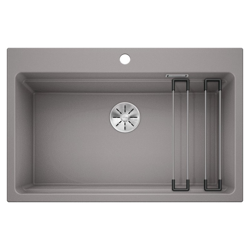 1525189 Blanco Single bowl sink ETAGON 8 1525189 alumetallic finish 78x51 cm - Countertop