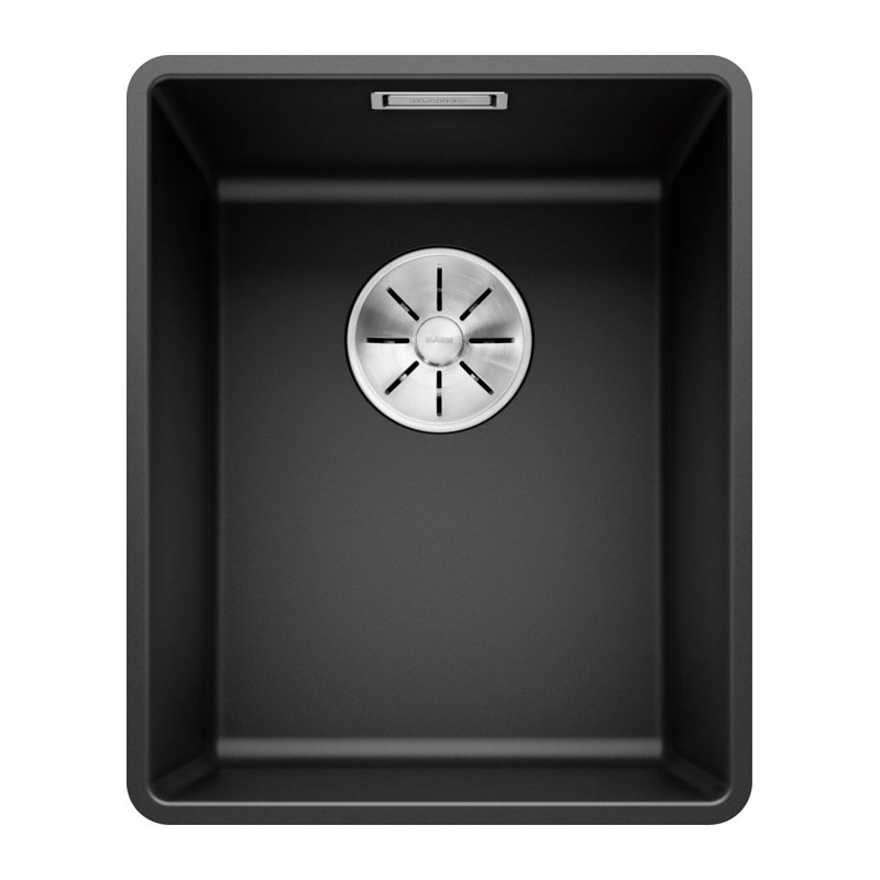 1525982 Évier Blanco à une cuve SUBLINE 320-F 1525982 Finition noire 34,7 x 42,7 cm - À encastrer
