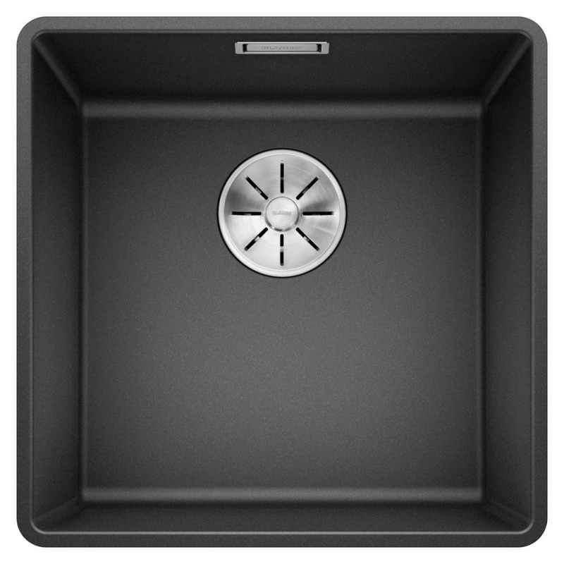 1523475 Blanco Single Bowl Sink SUBLINE 400-F 1519796 Anthracite Finish 42.7x42.7 cm - Flush-Mounted