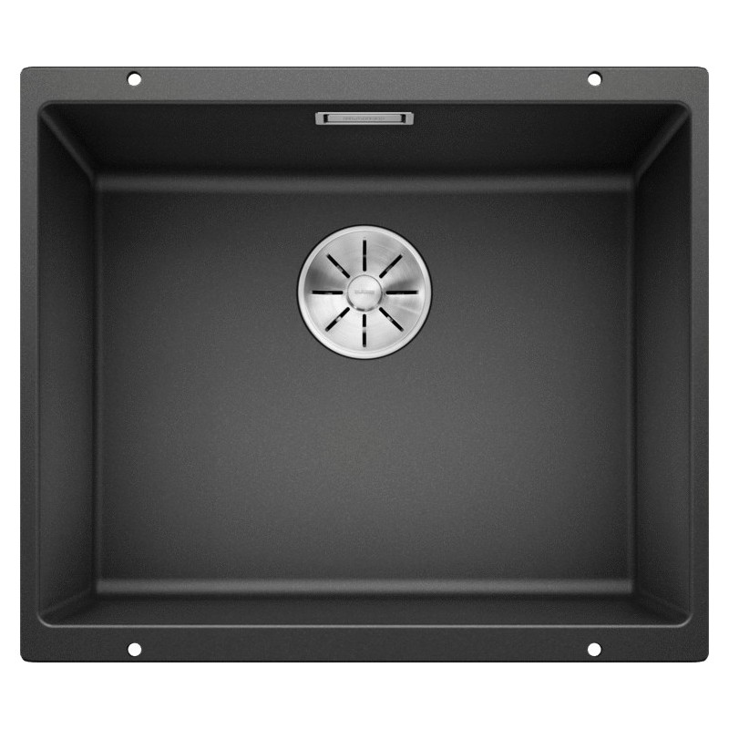 1523432 Blanco | SUBLINE 500-U 1518564 Évier à une cuve, finition anthracite, 53 x 46 cm - À encastrer