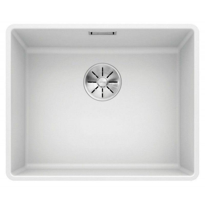 1523535 Blanco Single Bowl Sink SUBLINE 500-F 1519812 White Finish 52.7x42.7 cm - Flush-Mounted