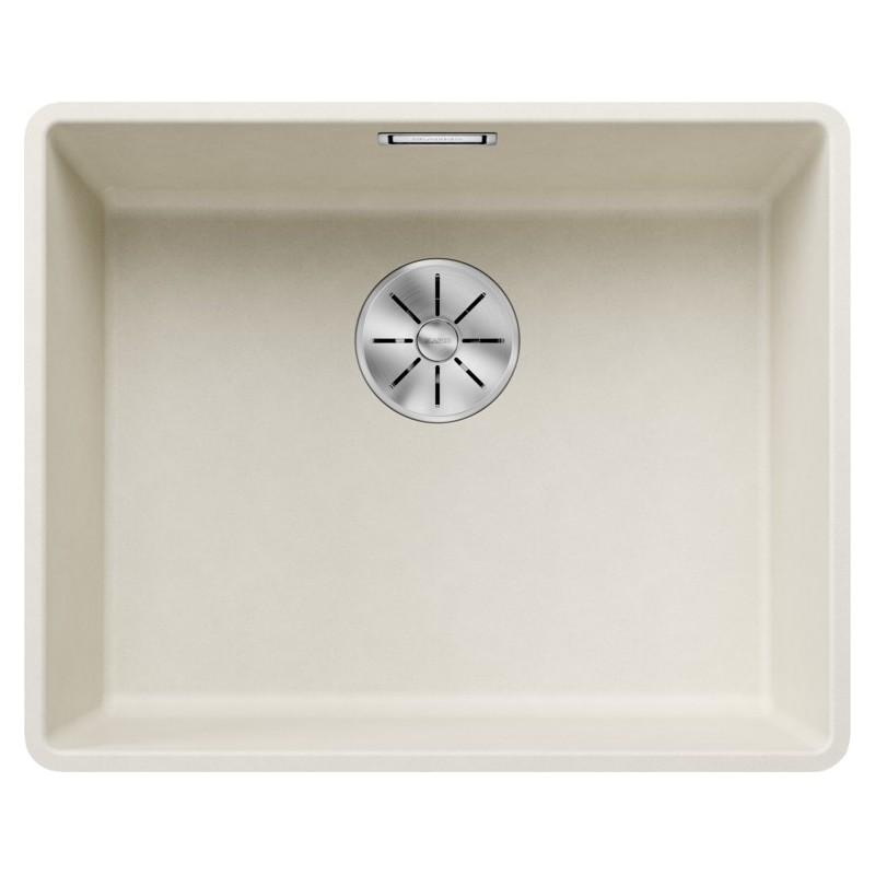 1527169 Blanco Lavello una vasca SUBLINE 500-F 1527169 finitura soft white da 52.7x42.7 cm - Filotop - PROMOZIONE ATTIVA FINO AL 10/09