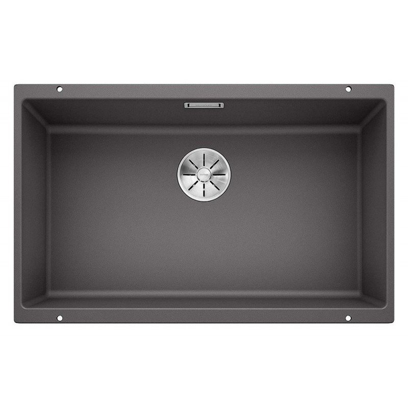 1523443 Blanco | SUBLINE 700-U 1518969 Évier à une cuve, finition gris roche, 73 x 46 cm - Sous-plan