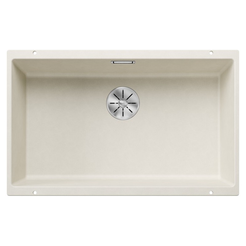 1527173 Blanco | SUBLINE 700-U 1527173 Évier à une cuve, finition blanc cassé, 73 x 46 cm - À encastrer
