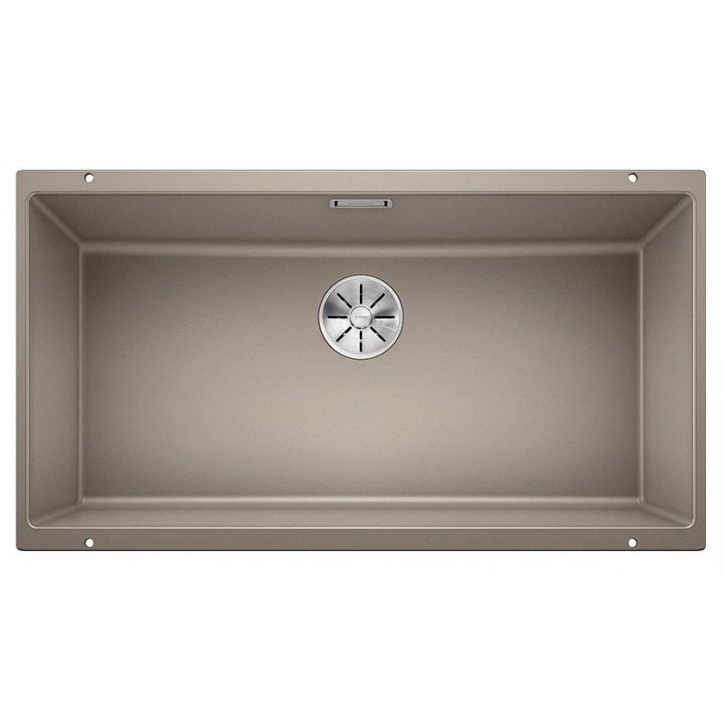 1523148 Blanco | SUBLINE 800-U 1523148 Évier à une cuve, finition truffe, 83 x 46 cm - À encastrer