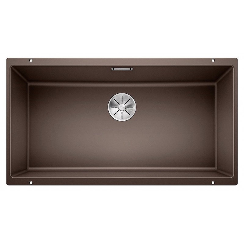 1523150 Blanco | SUBLINE 800-U 1523150 Évier à une cuve, finition café, 83 x 46 cm - Sous-plan