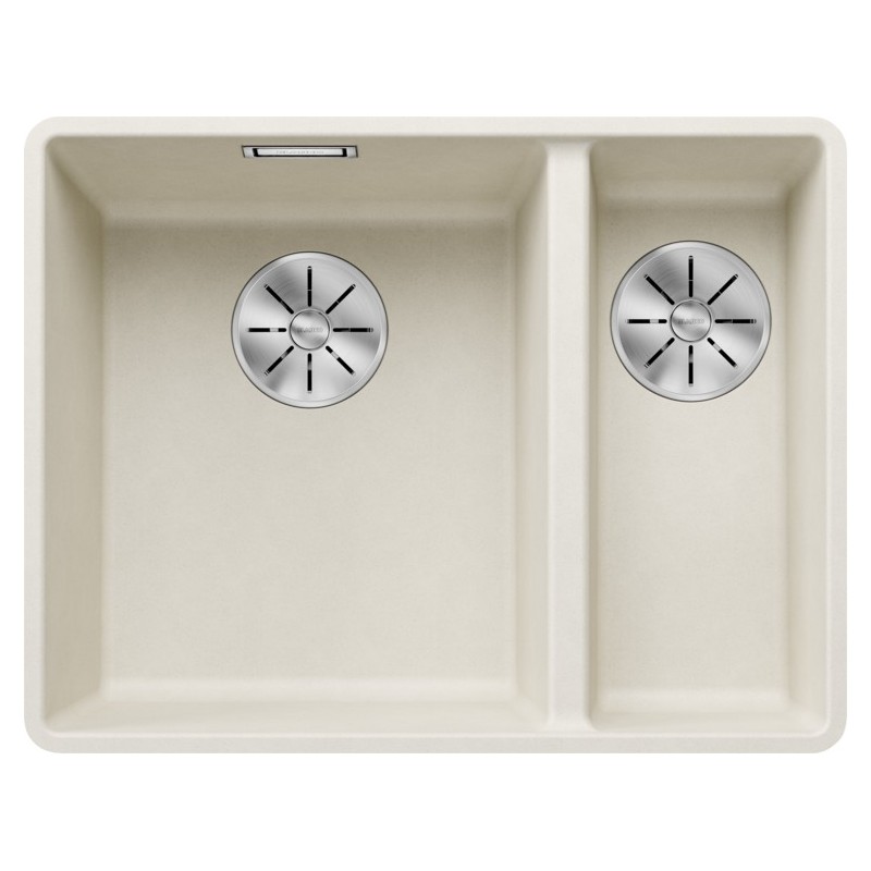 1527161 Blanco Single bowl sink with bowl SUBLINE 340/160-F 1527161 soft white finish 55.2x42.7 cm - Flush top