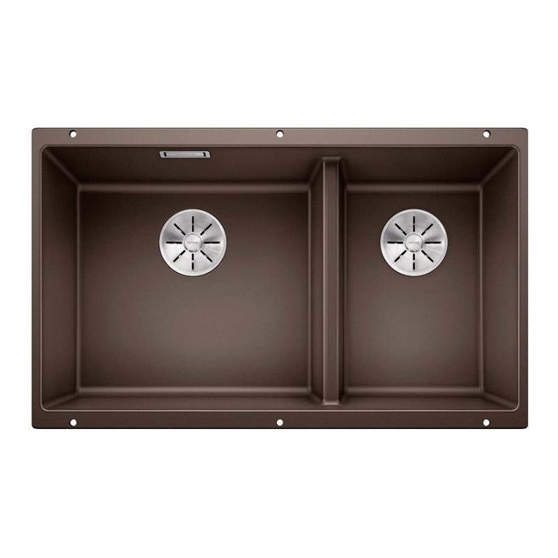 1523160 Blanco | SUBLINE 430/270-U 1523160 double-bowl sink, coffee finish, 75.5x46 cm - Undermount