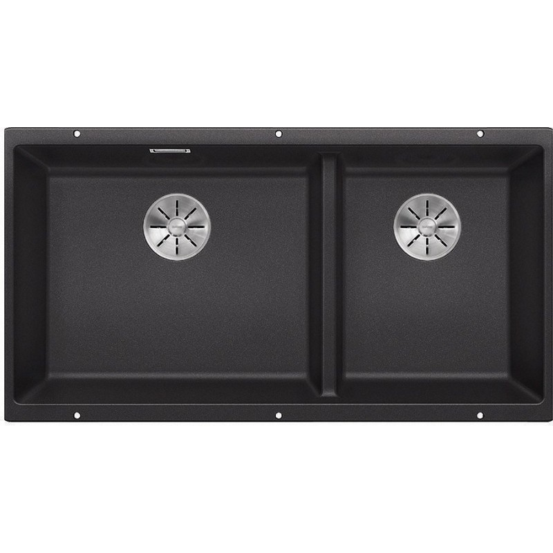 1523584 PRONTA CONSEGNA - Blanco | Lavello due vasche SUBLINE 480/320-U 1519474 finitura antracite da 85.5x46 cm - Sottotop - PROMOZIONE ATTIVA FINO AL 10/09