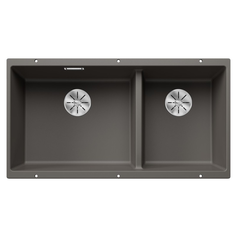 1527351 Blanco SUBLINE 480/320-U 1527351 double bowl sink, volcano grey finish, 85.5x46 cm - Undermount