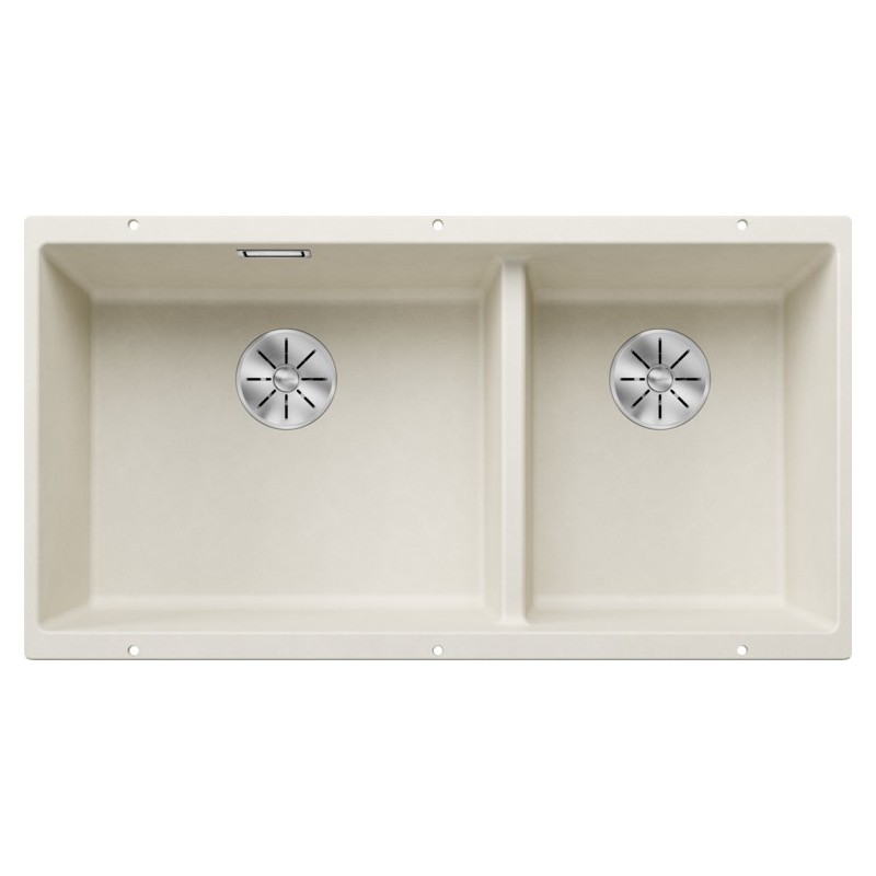 1527168 Blanco Two-bowl sink SUBLINE 480/320-U 1527168 soft white finish 85.5x46 cm - Undermount
