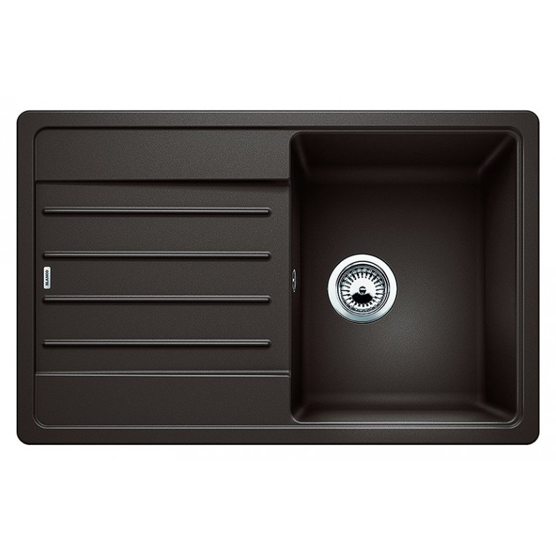 1522206 Blanco Lavello una vasca con gocciolatoio LEGRA 45 S 1522206 finitura caffè da 78x50 cm - Sopratop - PROMOZIONE ATTIVA FINO AL 10/09