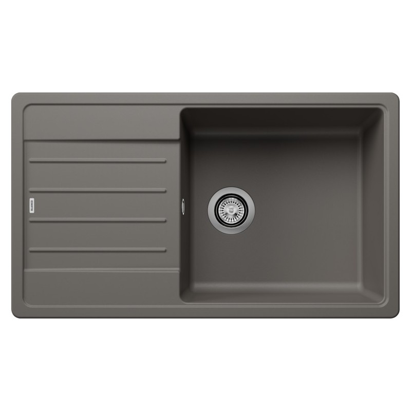 1527274 Blanco Single bowl sink with drainer LEGRA XL 6 S 1527274 volcano grey finish 86x50 cm - Overmount