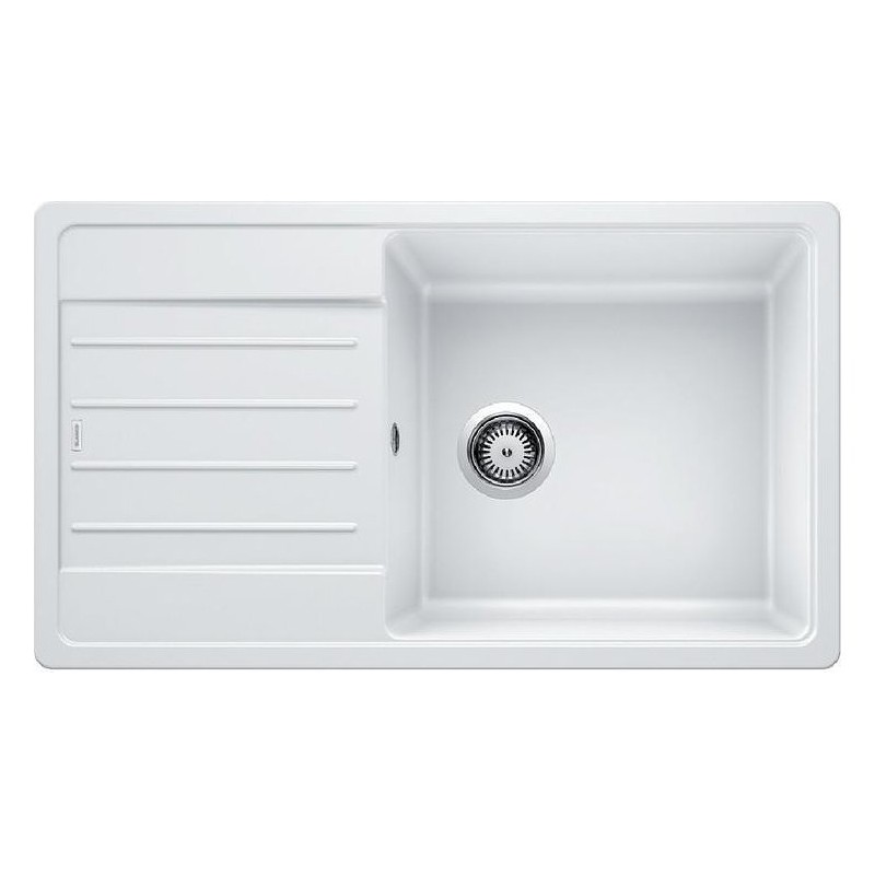 1523328 PRONTA CONSEGNA - Blanco Lavello una vasca con gocciolatoio LEGRA XL 6 S 1523328 finitura bianco da 86x50 cm - Sopratop - PROMOZIONE ATTIVA FINO AL 10/09