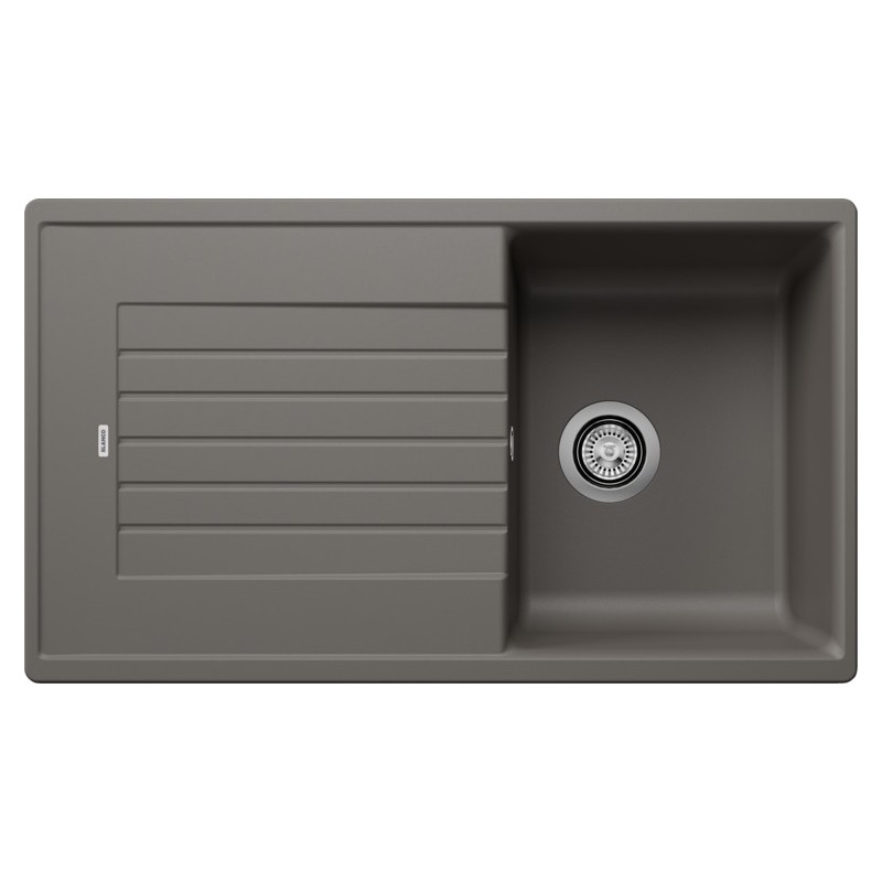 1527384 Blanco | Lavello una vasca con gocciolatoio ZIA 45 SL 1527384 finitura grigio vulcano da 86x50 cm - Sopratop - PROMOZIONE ATTIVA FINO AL 10/09