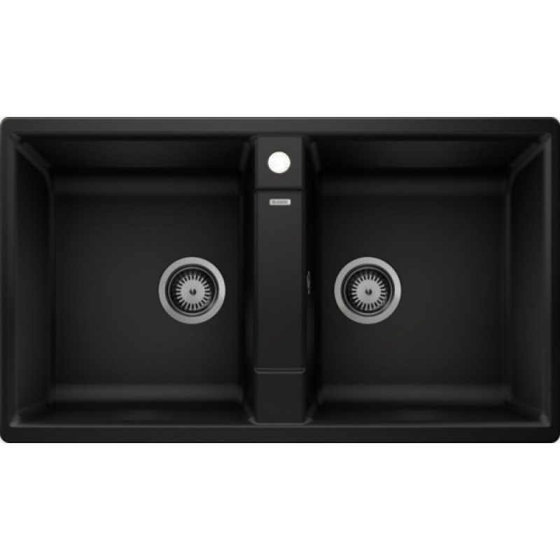 1546029 Blanco Lavello due vasche SONA 9 1546029 finitura nero da 86x50 cm - Sopratop - PROMOZIONE ATTIVA FINO AL 10/09