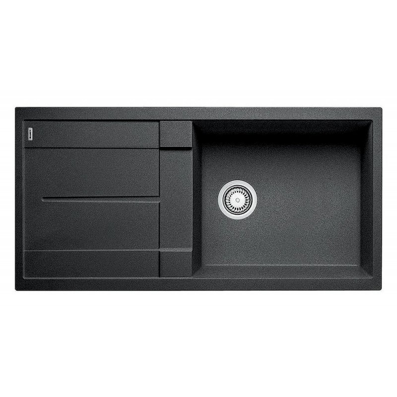 1515142 Blanco Single bowl sink with drainer METRA XL 6 S 1515142 anthracite finish 100x50 cm - Overmount