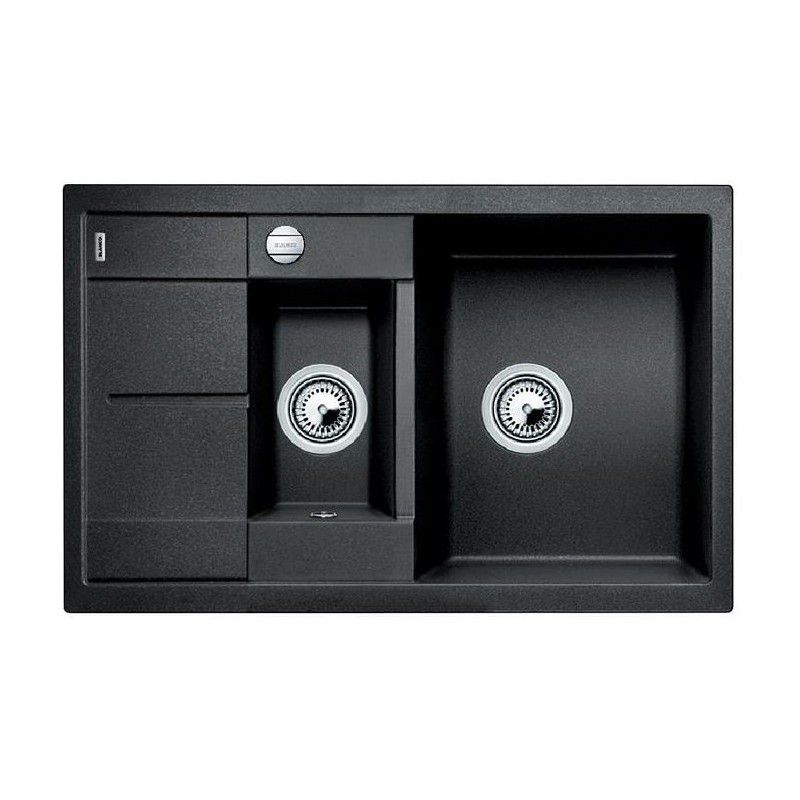 1513473 Blanco | Lavello una vasca con vaschetta e gocciolatoio METRA 6 S Compact 1513473 finitura antracite da 78x50 cm - Sopratop - PROMOZIONE ATTIVA FINO AL 10/09