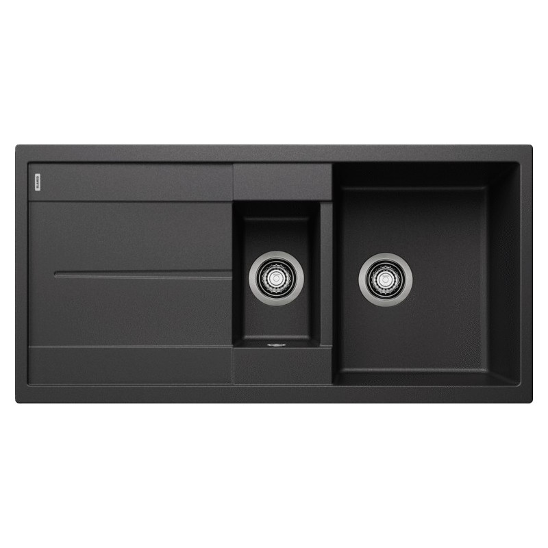 1513230 Blanco Lavello una vasca con vaschetta e gocciolatoio METRA 6 S 1513230 finitura antracite da 100x50 cm - Sopratop - PROMOZIONE ATTIVA FINO AL 10/09