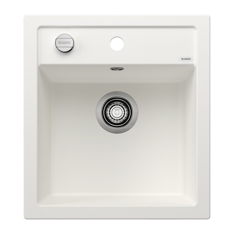 1517160 Blanco Lavello una vasca DALAGO 45 1517160 finitura bianco da 46.5x51 cm - Sopratop - PROMOZIONE ATTIVA FINO AL 10/09