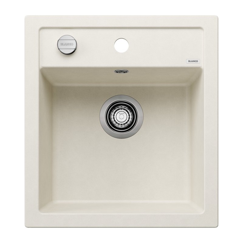 1527059 Blanco Lavello una vasca DALAGO 45 1527059 finitura soft white da 46.5x51 cm - Sopratop - PROMOZIONE ATTIVA FINO AL 10/09
