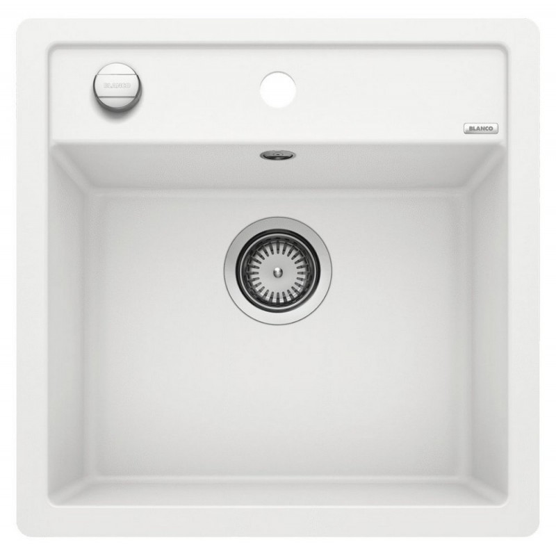 1518532 Blanco Sink one bowl DALAGO 5-F 1518532 white finish 50.5x50 cm - Flush top