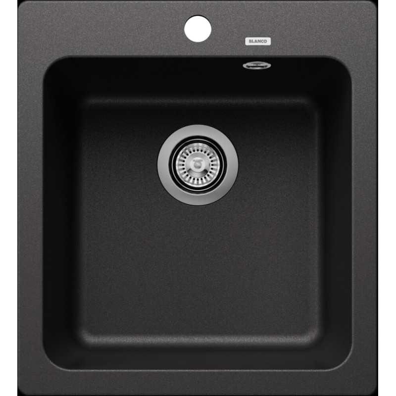 1525222 Blanco | NAYA 45 1525222 Évier à une cuve, finition anthracite, 46,5 x 51 cm - À poser