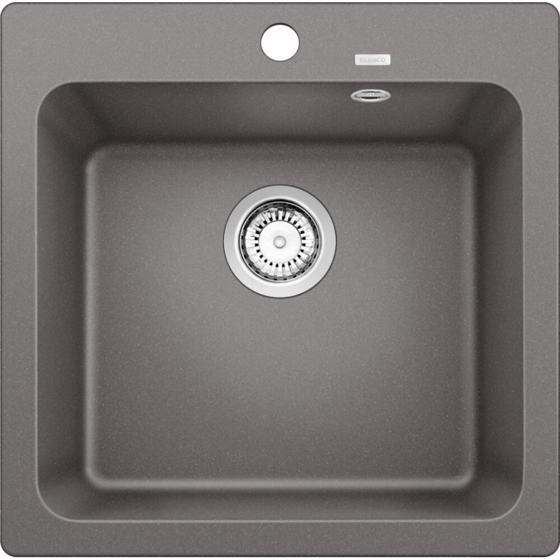 1526581 Blanco Single bowl sink NAYA 5 1526581 alumetallic finish 51.5x51 cm - Countertop