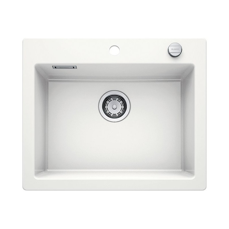 1520922 Évier à une cuve en céramique blanche Blanco PALONA 6 1520922, 61,5 x 51 cm - À poser